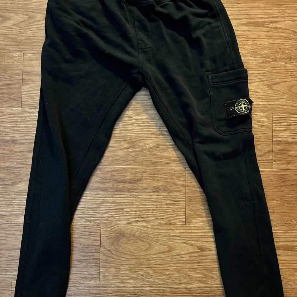 Black Stone Island Joggers